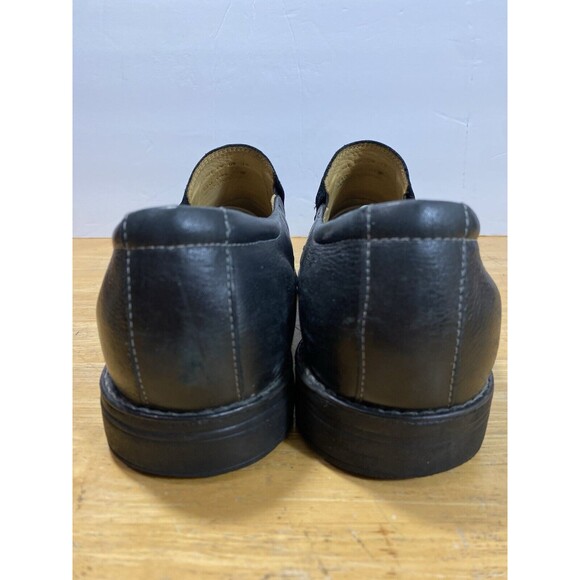 Sandro Moscoloni 17741LV Brazilian Black Leather Slip-on Dress Loafer Size 13 - Picture 4 of 10